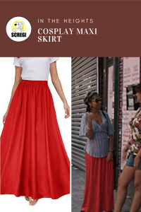 Sinono Women's Chiffon Retro Maxi Skirt