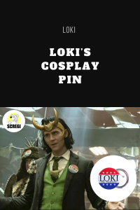 Loki for President Badge Pin